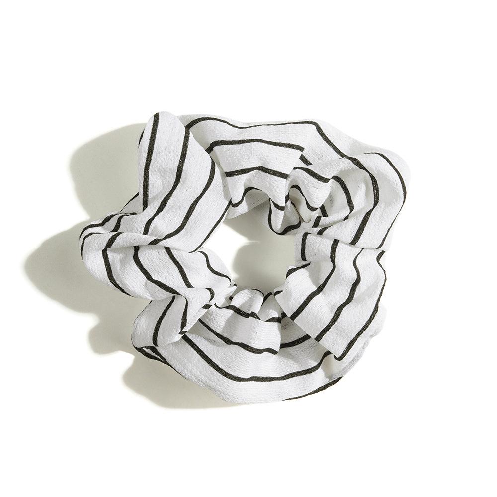 Leopard Print Hair Band Bohemian Large Intestine Band Small Fresh Commuter Rubber Band Flower Print Head Band Head Rope