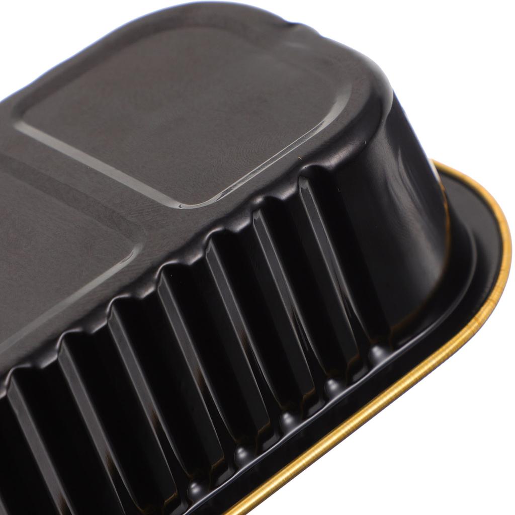 20 Pcs Box with Lid Aluminum Pans Lids Mini Office Wastebasket Foil Cake Baking Loaf Disposable