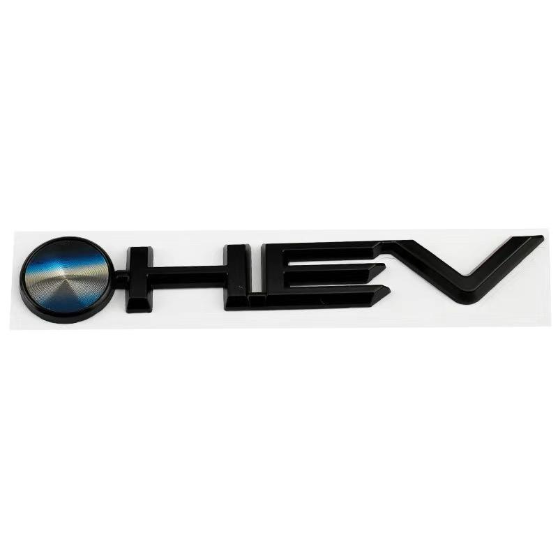 Auto 3D Metallo HEV Logo Emblema Baule Badge Decalcomanie Adesivo Per Toyota Camry 9a 2024 Highlander Granvia Sienna Avalon Accessori