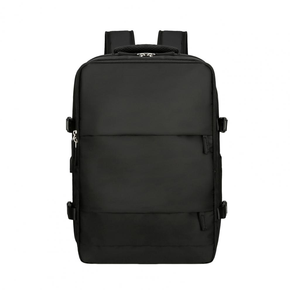 

Дорожный рюкзак для мужчин и женщин - Большой вместимости, многокарманный, водонепроницаемый, школьный рюкзак, идеально подходит для колледжа, походов и повседневного использования чёрный