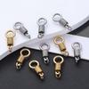 1Pcs/Lot 304 Stainless Steel Metal Spring Ring Buckle Clasps for Handmade DIY Jewelry Necklace Bracelet Making Accessories