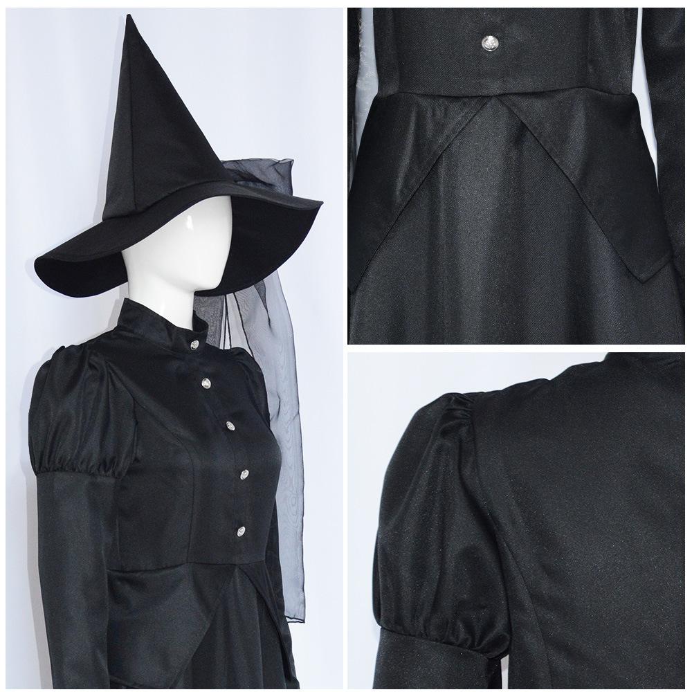 Wizard of Oz cos Wear a Halloween costume of a scary, evil witch cosplay Cosplay costume