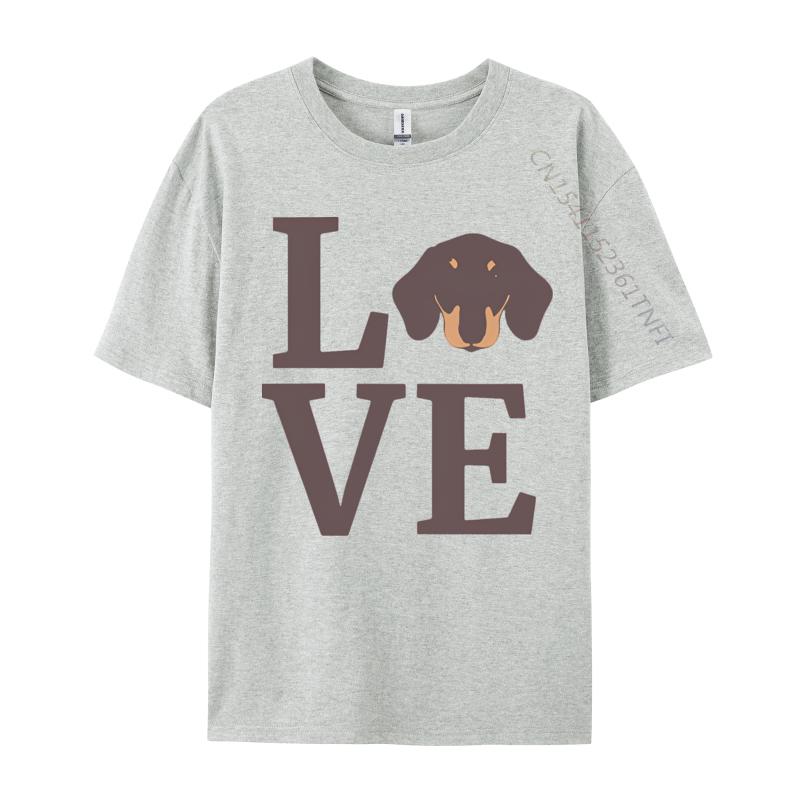 Hot Sale Unisexs Top Tshirts Cotton I Love My Dachshund Dachshund T Shirts Printing Fashion T Shirt Unisex