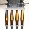 Motorcycle Turn Signal Lights Universal Motorcycle Indicators LED Motorbike Turning Indicators Daytime Running Lights
