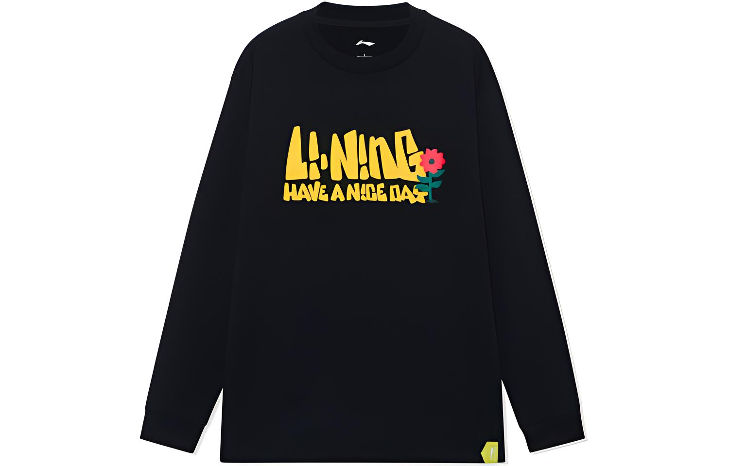 Li Ning Sports Fashion Collection Urban Outdoor Collection T Shirt Unisex Black AHSR985-3 L