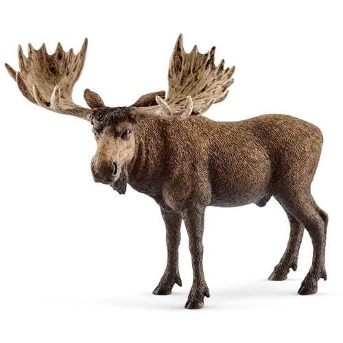 Figurine de jeu - schleich - élan mâle - marron - 3 ans et plus - intérieur