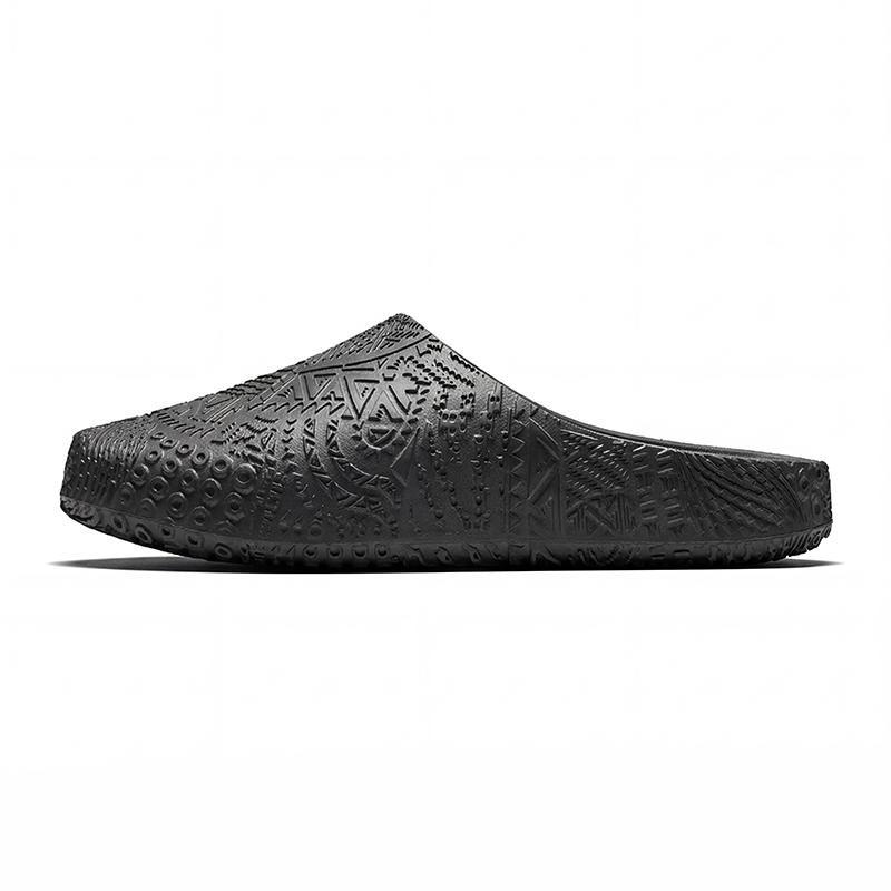 Anta Hélà SLIDE Kyrie men s closed-toe basketball slides basic black lightweight trendy comfy for outdoor wear 112621811-2 39