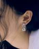 Lovuee Rose Emblem Earrings