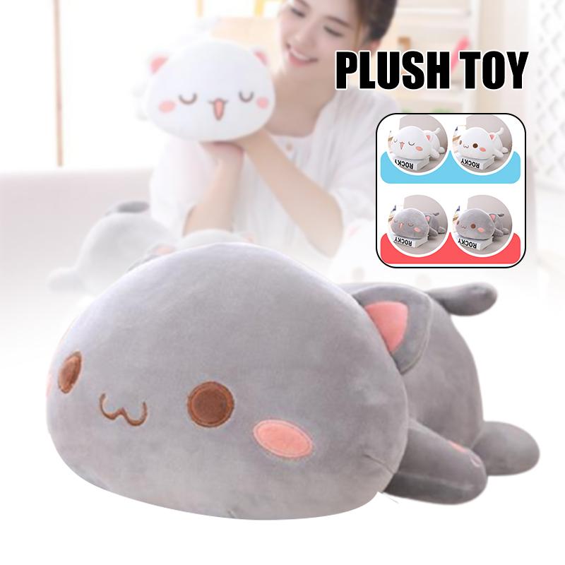 Plush Cat Stuffed Doll Soft Throw Pillow Decorations Children Kids Birthday Present Gifts