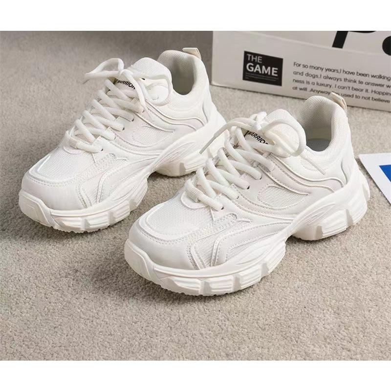 New college style muffin platform running sneakers retro student casual shoes