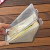 2Pcs Reusable Triangle Sandwich Containers Portable Plastic Food Storage Box for Freshness and Convenience