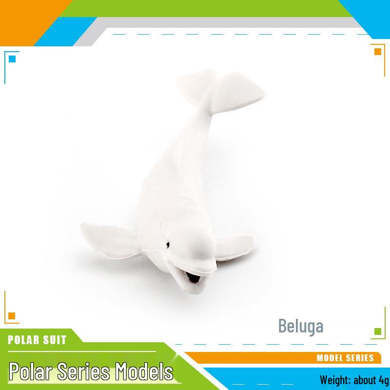 Realistic Arctic Animal Models: Polar Bear, Arctic Fox, Seal, Walrus, Whale