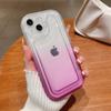 Transparente Handyhülle mit Farbverlauf für iPhone 14 13 12 11 Pro Max 14pro 14 Plus, stoßfeste Stoßstange, weiche Silikon-Rückseite