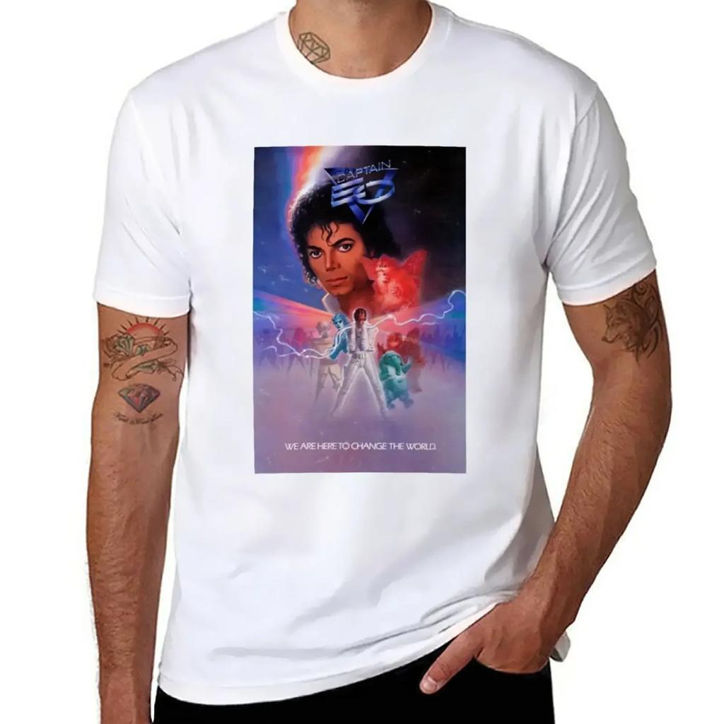 Captain EO We Are Here To Change The World Vintage Poster T-Shirt shirts graphic tees t shirts for men pack