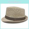 Vintage Straw Woven Hat Sun Protection Cap For Summer Beach And Outdoor Wear