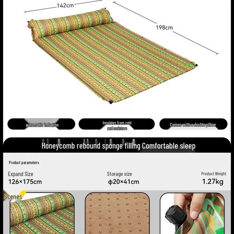 Black Deer Outdoor Automatic Inflatable Sleeping Pad