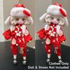 For 11-17cm OB11 Dolls Trendy Girl Forest Style Autumn Winter Dressing Set Doll Accessories Outfit for 8/12 BJD Clothes
