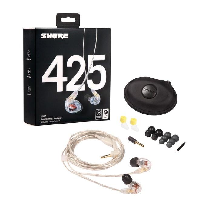 Shure SE425-CL Dual MicroDriver Earphone (Clear)