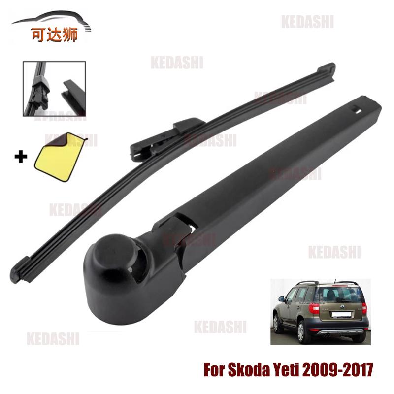 Set Braț Ștergător Parbriz Geam Spate Lamelă Ștergătoare Mașină 10 Inch pentru SKODA Yeti 5L SUV 2009 2010 2011 2017 Ștergător Geam Spate