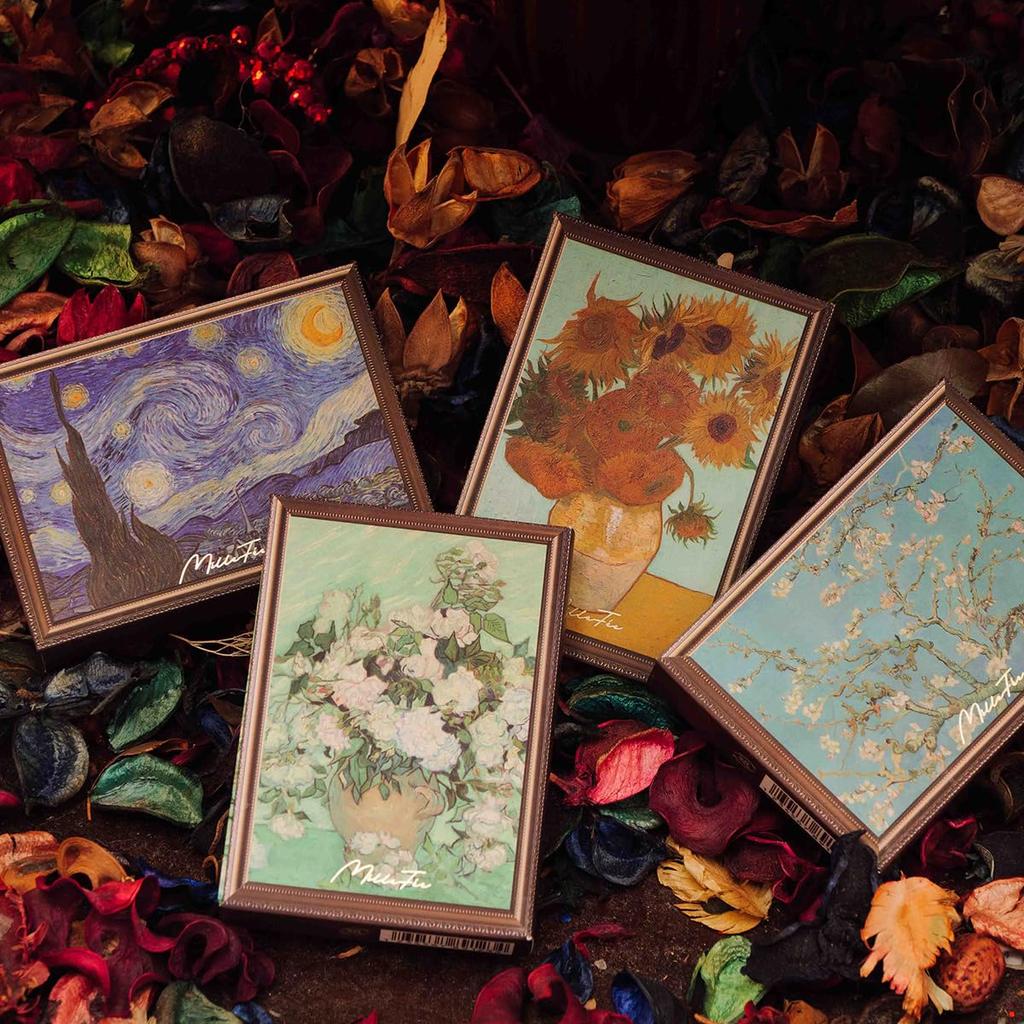 MilleFee Painting Eye Shadow Van Gogh Series Complete Box 4 Pieces Present Gift MilleFee