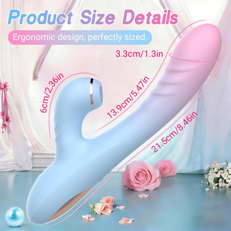 2 IN 1 Dildo Vibrator Sucking Vacuum Stimulator For Female G-Spot Clitoris Stimulator Vagina Massager Dildo Sex Toys for Women