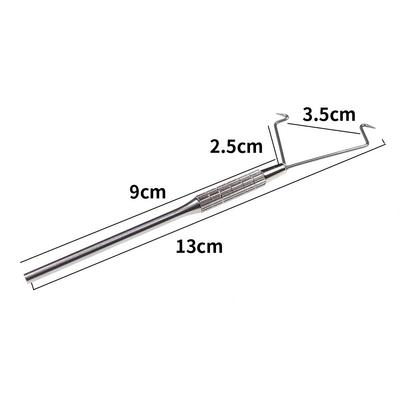 Kylebooker TY07 1 Pc High Strength Fishing Rotary Whip Finisher Fly Knot Tying Tool Stainless Fly Tying Whip Finisher Outdoor Accessories