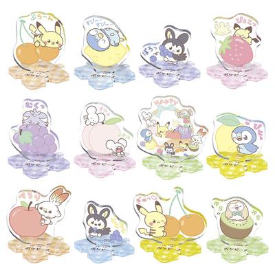 TAKARA TOMY Pocket Monsters Poke Piece Acrylic Stand Colorful Fruits Box - -