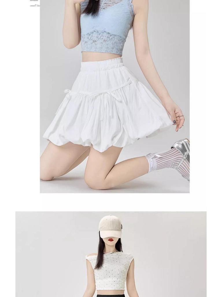 Women's High Waist A-line Puffy Umbrella Skirt - Summer 2026 Collection