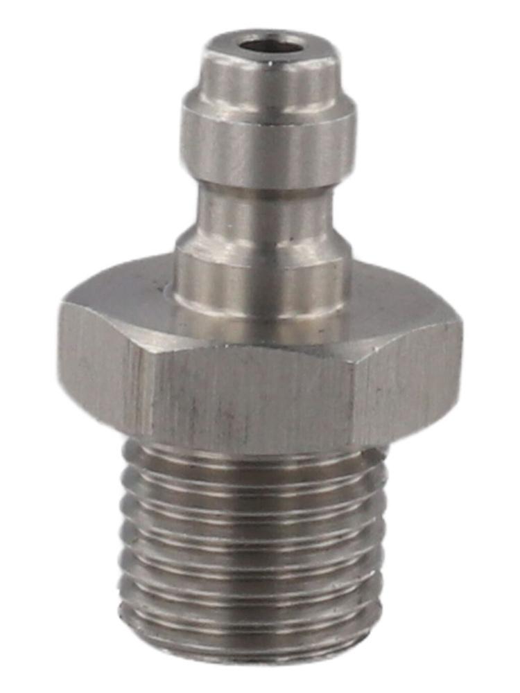 M12X1.25 Quick Connect Adapter Stainless Steel Check Valve