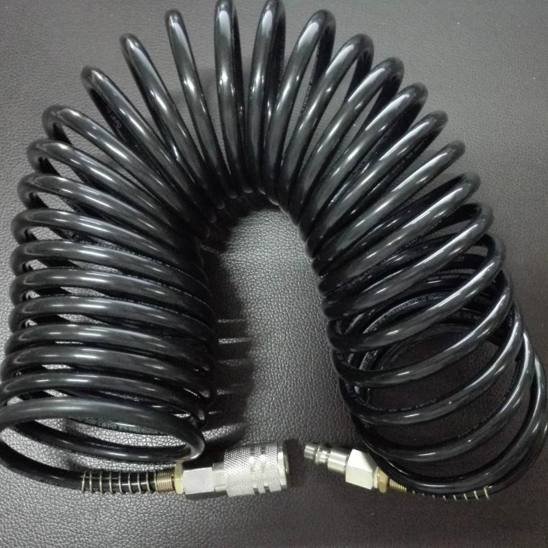 Pu Air Duct 5 X 8 X 7.5M Flexible Hose Air Compressor Pvc Pipe Pe Pneumatic Air Duct With American Quick Connector