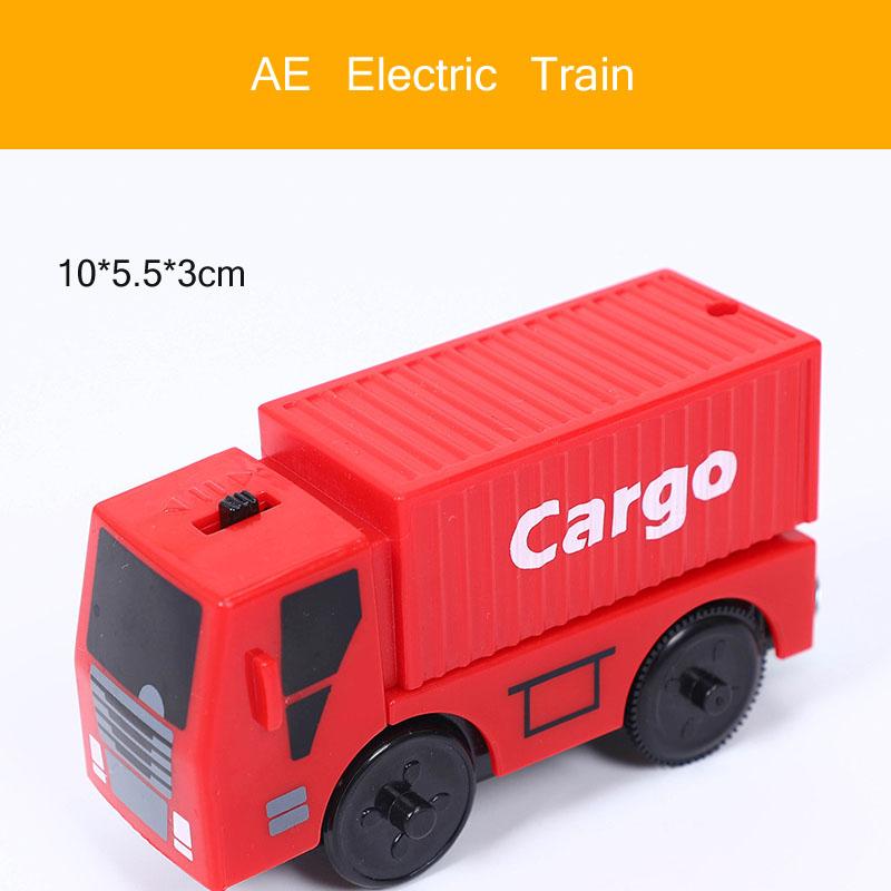Wooden RC Train Railway Accessories Remote Control Electric Train Magnetic Rail Car Fit For All Brands Train Track Toys For Kids