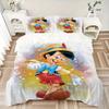 3pcs Pinocchio Character Printed Bedding Set, Soft and Comfortable Quilt Cover for Bedroom S078