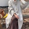 New style high-end cashmere coat women's daily commute eight o'clock woolen coat