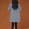 Elegant French Woolen Coat for Women - Slimming Trench for Autumn Winter