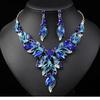 Exaggerated Retro Oil Painting Necklace Set: European & American Design Clavicle Chain Sweater Accessory