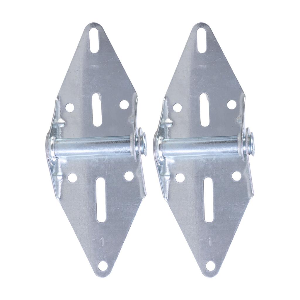 2Pcs Garage Door Replacement Hinge Heavy Duty Iron Garage Door Hardware for Residential/Light Commercial Garage Door