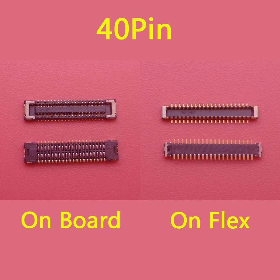 10pcs 40Pin Charger Plug On Board USB Charging FPC Connector For Xiaomi Redmi 8 8A 9 Note 9S/9/9Pro/Note9 Pro 4G/Note9S