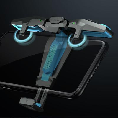 1 Zestaw Uchwyt do Gier Mobilnych Gamepad Joystick Spusty Przycisk Składany Plug and Play Pomocniczy Kontroler do Gier dla IOS dla Telefonu z Androidem