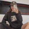 ADER Korea Trendy Double Shadow Embroidered Sweatshirt for Couples – Autumn/Winter Edition