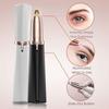 Safety Design Electric Eyebrow Trimmer LED Light Automatic Eyebrow Trimming Tool  For Beginners