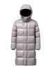 Unisex dlouhá zimní péřová bunda - 95% výplň z prachového peří, Super silná a teplá pro extrémní mráz.