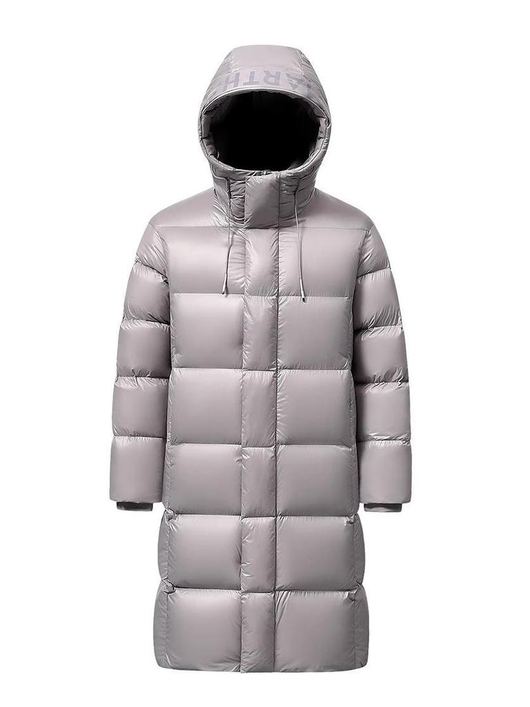 Unisex dlouhá zimní péřová bunda - 95% výplň z prachového peří, Super silná a teplá pro extrémní mráz.