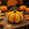 Set of 2 Halloween Pumpkin Decorations Festive Holiday Tabletop Ornaments Home Seasonal Display