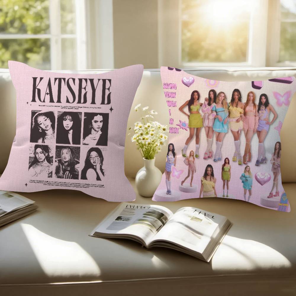 Kpop Hot Girl KKATSEYE Pillowcases Home Bedding Decorative Pillow Cover Wedding Super Soft Pillow Case
