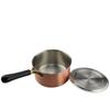 Shinko Metall Einhändige Kupfer 18cm IH-kompatible Hammerpfanne, Antik, IH-101