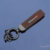 Leather Car Emblem Keychain Auto Vehicle Key Holder Keyring For BMW M Emblem E46 E36 E34 F10 E90 F30 E60 F30 E53 E30 E92 E87 yp2