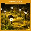 GIGALUMI Solar Garden Outdoor Waterproof Solar Path LED Pathway Solar Powered Outdoor Solar Light High Automatic Suitable for Parking and Set of Warm