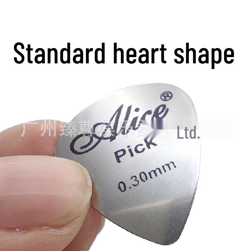 

Stainless Steel Guitar Picks 0.3mm - Heavy Metal, Finger & Bullet Style