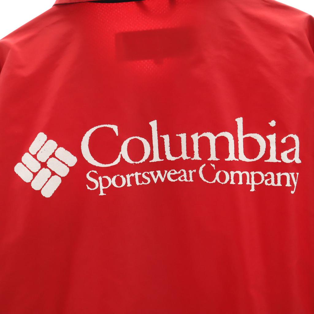 Columbia 90s Old Coach Jacket M Red Outdoors Men's Used