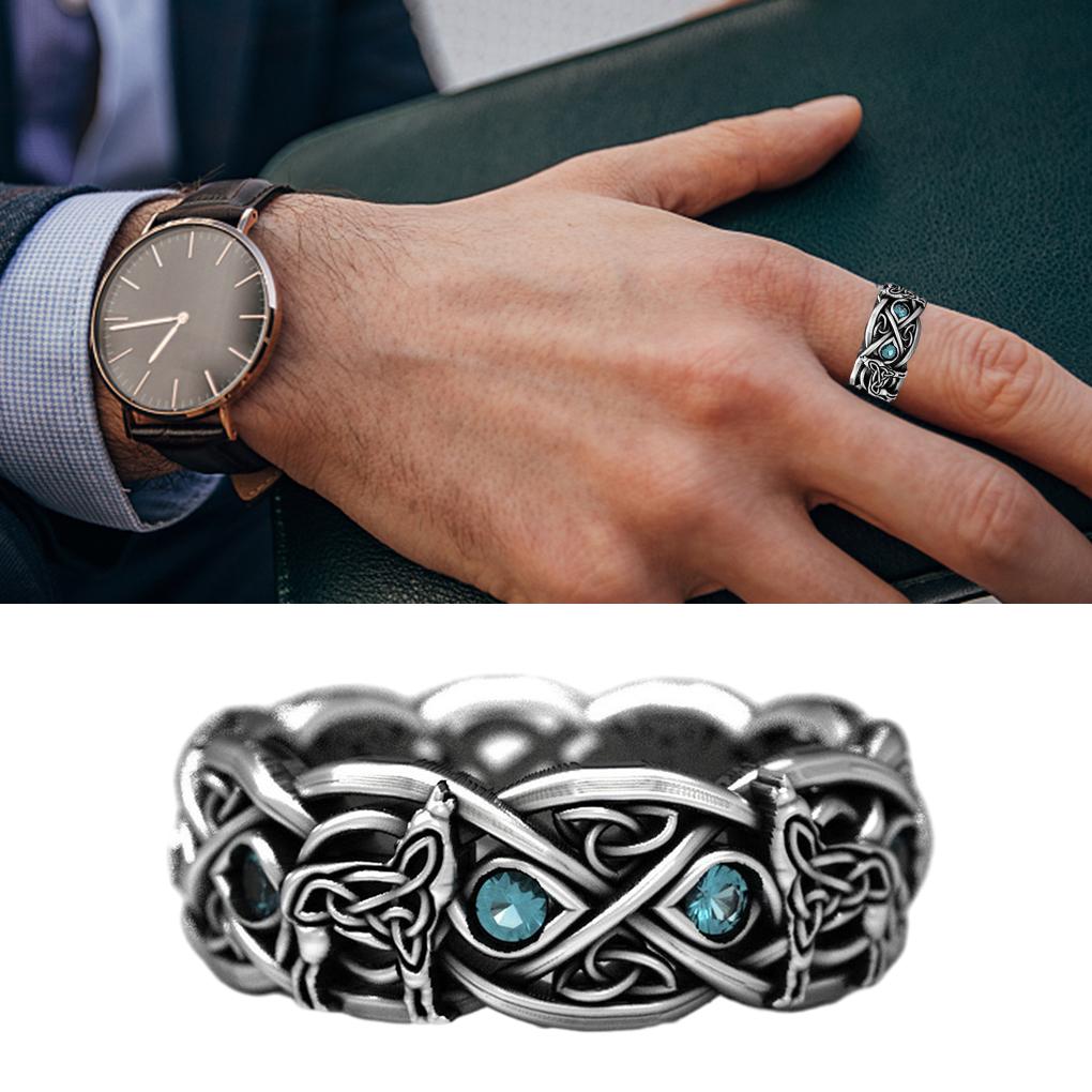 yuwqqoajv Fashionable Ring Best Gift For Those Who Love Vintage Alloy For Unisex Ring Vintage Punk Ring Accessories, CR6474, 9